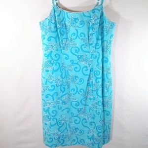 Lilly Pulitzer Fish Print Dress Vintage Size 6